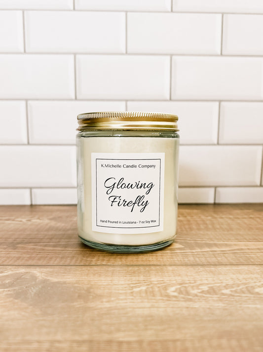 Glowing Firefly Candle