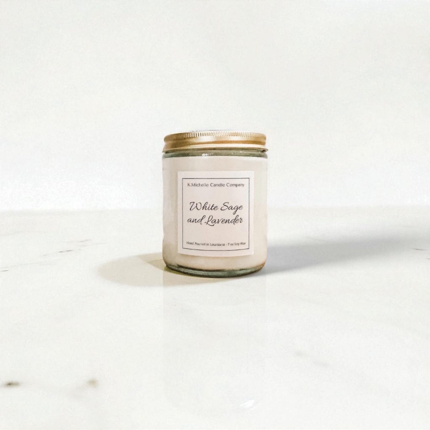 White Sage and Lavender Candle