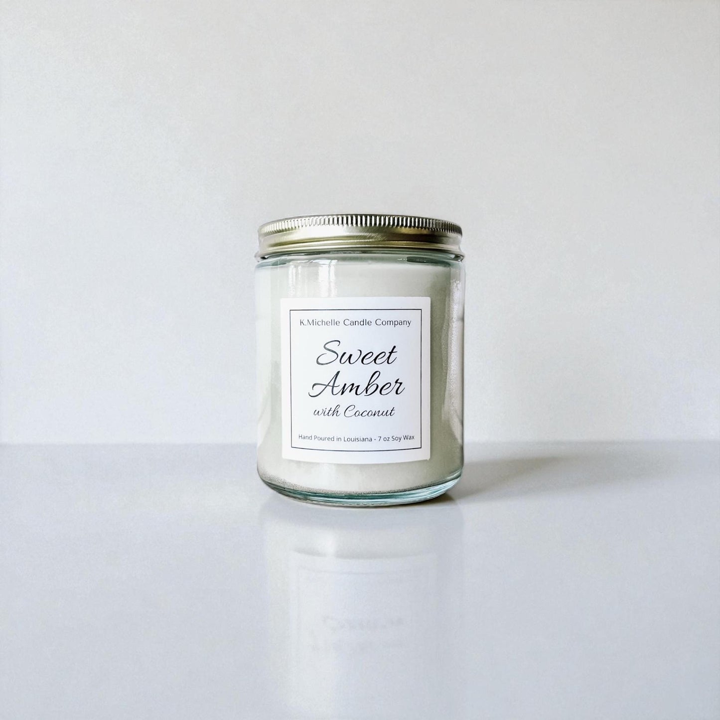Sweet Amber with Coconut Candle