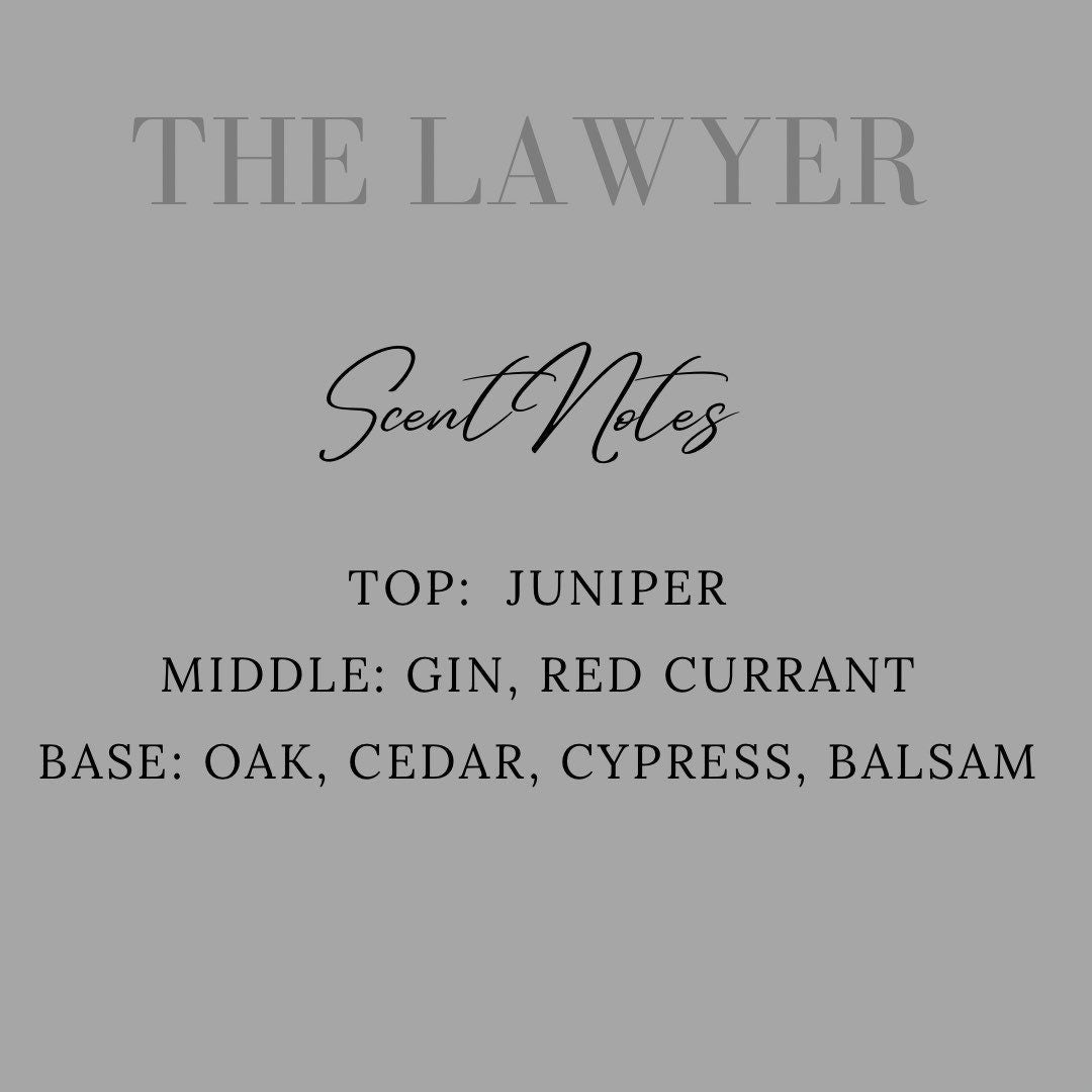 The Lawyer Soy Candle