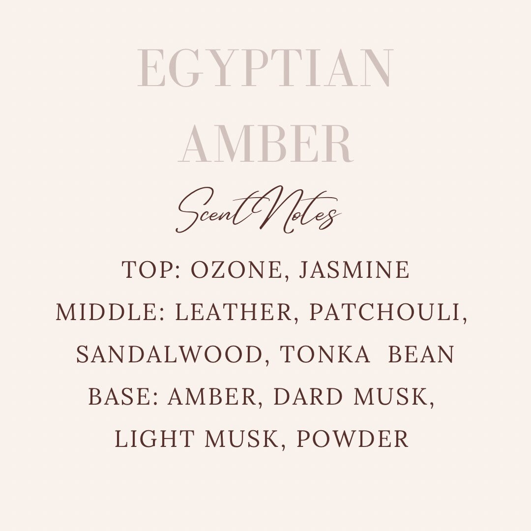 Egyptian Amber Candle