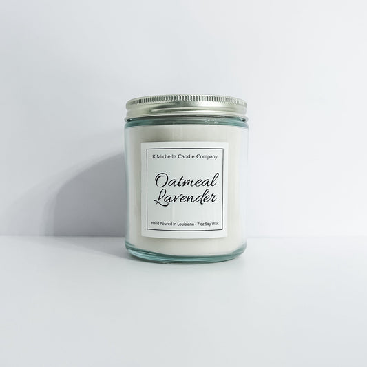 Oatmeal Lavender Soy Candle