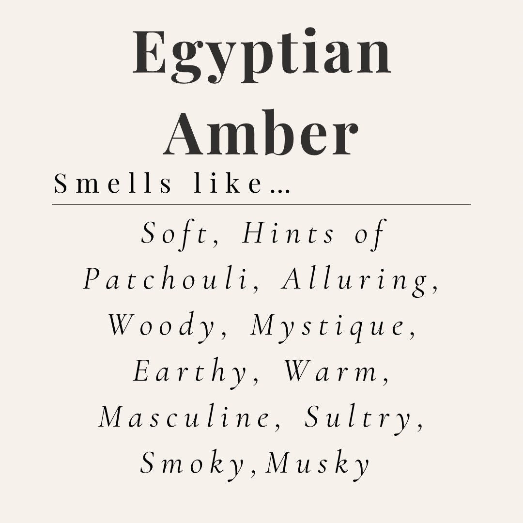Egyptian Amber Candle