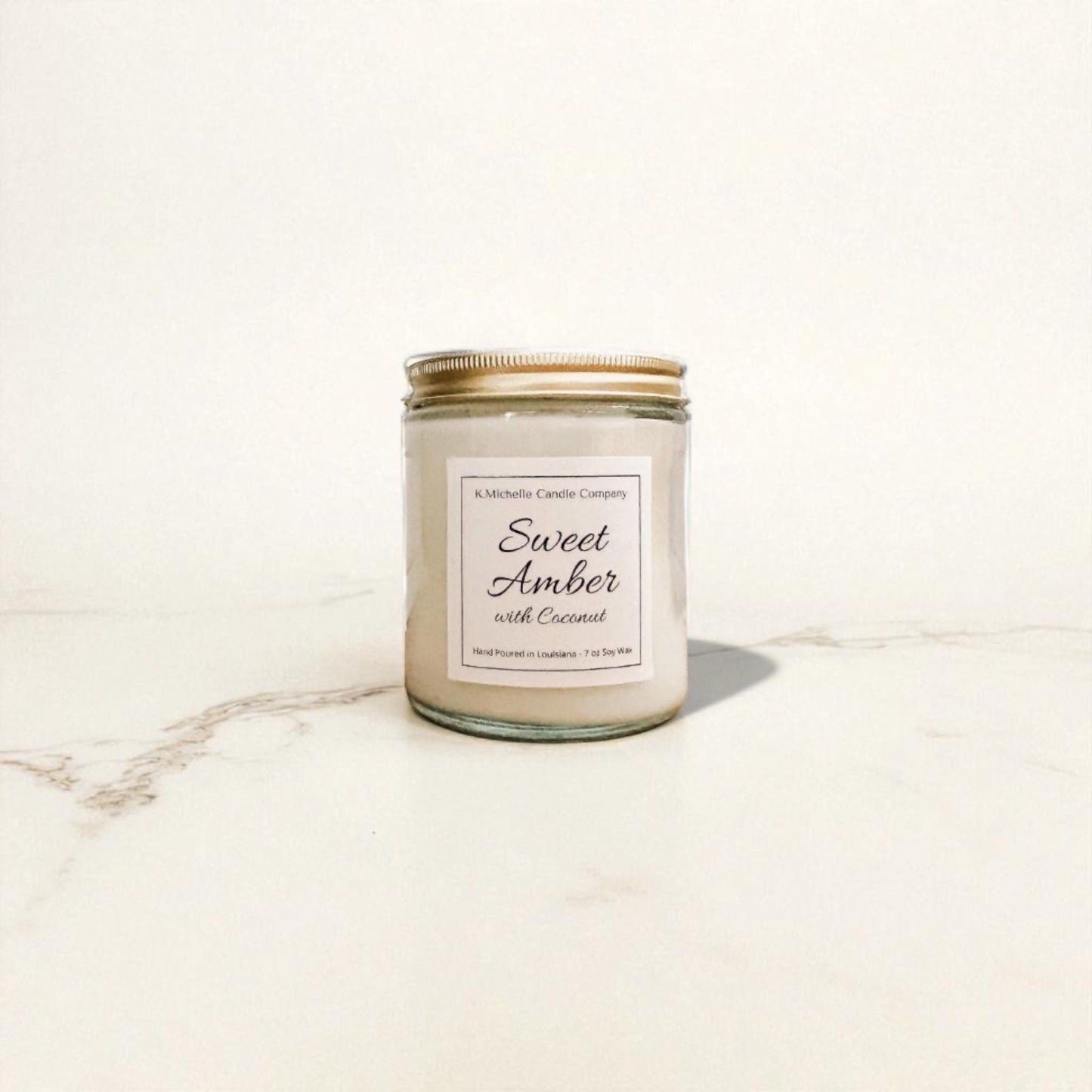 Sweet Amber with Coconut Candle