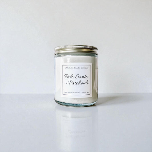 Palo Santo + Patchouli Soy Candle