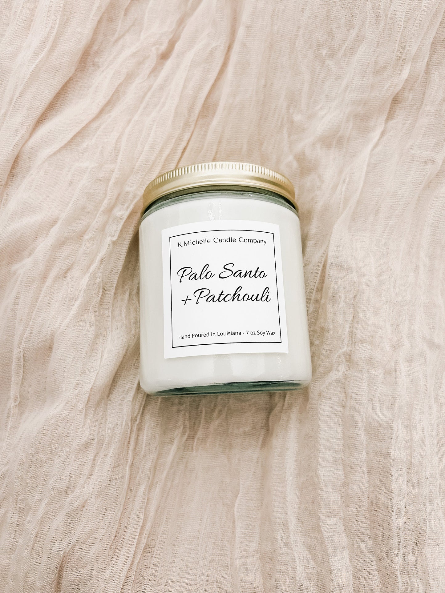 Palo Santo + Patchouli Soy Candle